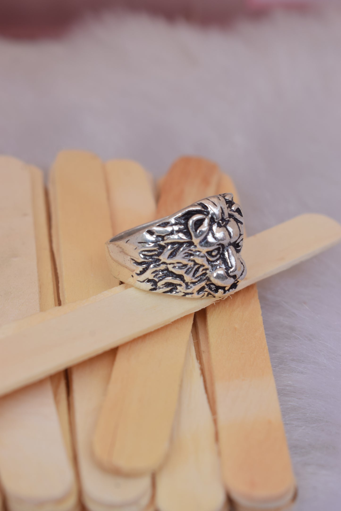 Amazing Silver Plated Lion Head Ring || Best For Everyone